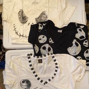 Nightmare before Christmas women’s size Medium tshirt bundle